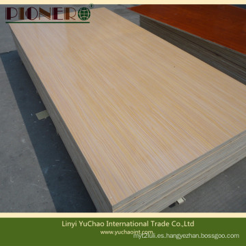 Nuevo Tipo E0 Grado High Glossy Melamine Plywood for Decoration